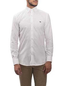 Camisa Klout Oxford Branco para Homem