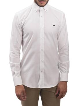 Camisa Klout Oxford Branco para Homem