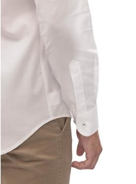 Camisa Klout Oxford Branco para Homem