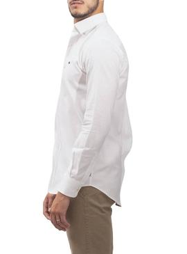 Camisa Klout Oxford Branco para Homem