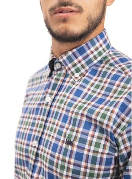 Camisa Klout Camino Azul y Verde para Homem