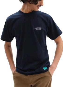 T-Shirt Vans Sequência MN SS Azul Marinho para Homem