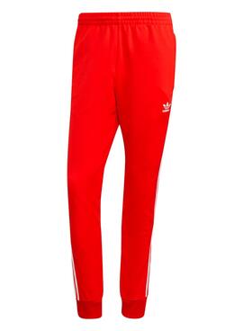 Pantalon Fato de treino Adidas SST Vermelho para Homem