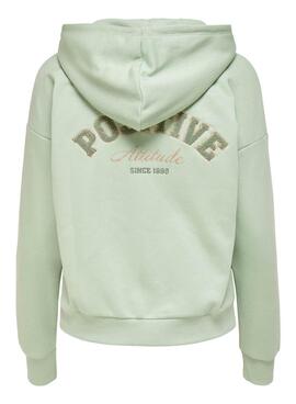 Sweat Only Nellie Life Verde para Mulher