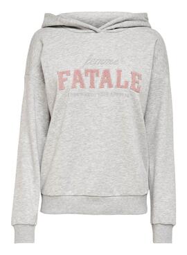 ONLNELLIE LIFE L / S COLLEGE TERRY Light G