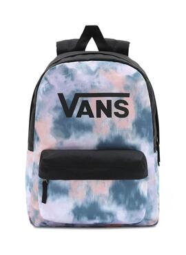 Mochila Vans Tie Dye Pink e Azul  para  Menina e Menino