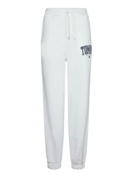 Pantalon Fato de treino Tommy Jeans Collegiate Branco