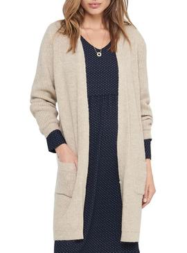 Cardigan Only Jade Beige para Mulher