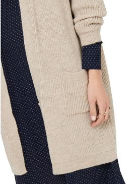 Cardigan Only Jade Beige para Mulher