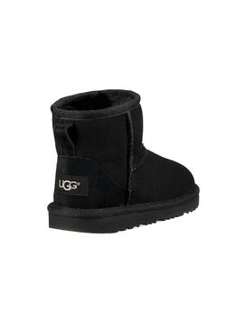 Botas UGG Classic Mini Preto Para Meninos e Meninas