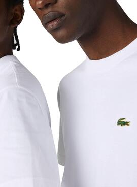 T-Shirt Lacoste Live Branco Unissex