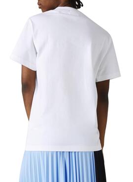 T-Shirt Lacoste Live Branco Unissex