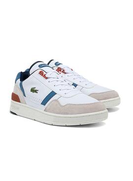 Sapatilhas Lacoste T-Clip Branco para Homem