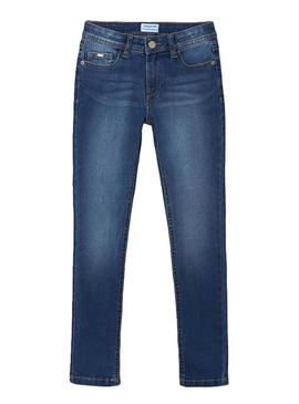 Jeans Mayoral Básico Longo Para Menina