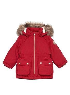 Parka Name It Mabe Vermelho para Menina