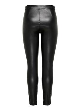 Leggins Only Jessie Faux Leather Preto para Mulher