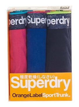 Pack cuecas Superdry Orange Label Multi