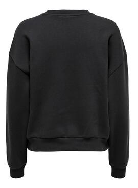 Sweat Only Disney Life Preto para Mulher