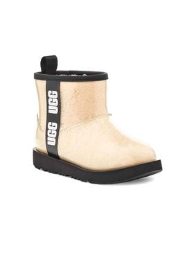 Botas UGG K Classic Clear Mini II Bege para Kids