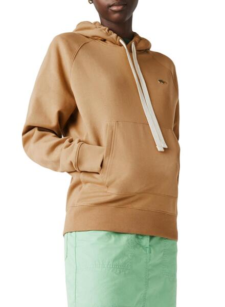 lacoste moletom com capuz orange