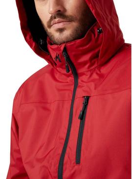 Casaca Helly Hansen Crew Midlayer Hooded Vermelho