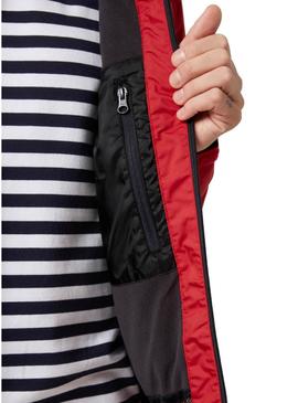 Casaca Helly Hansen Crew Midlayer Hooded Vermelho