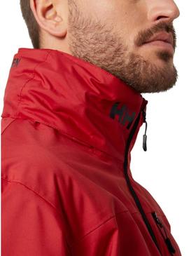 Casaca Helly Hansen Crew Midlayer Hooded Vermelho