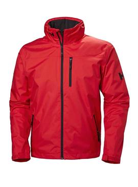 Casaca Helly Hansen Crew Midlayer Hooded Vermelho