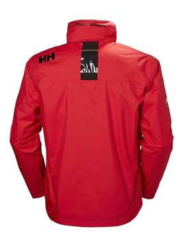 Casaca Helly Hansen Crew Midlayer Hooded Vermelho