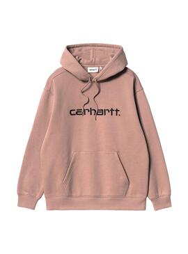 Sweat Carhartt Hooded Sweat Rosa para Mulher