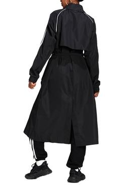 Trench Adidas Adicolor Coat Classics Preto Mulher