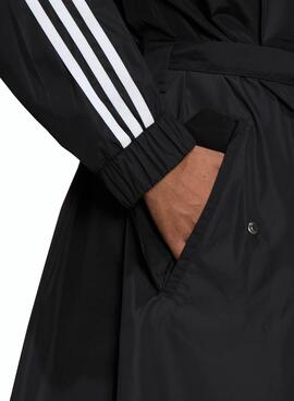 Trench Adidas Adicolor Coat Classics Preto Mulher