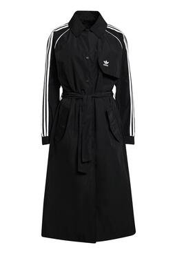 Trench Adidas Adicolor Coat Classics Preto Mulher