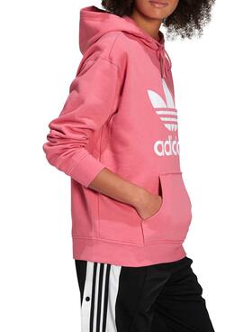 Sweat Adidas Trf Hoodie Rosa para Mulher