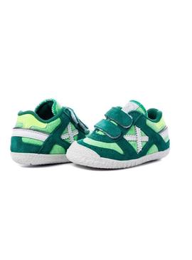 Sapatilhas Munich Baby Goal VCO 1425 Verde Menino