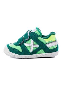 Sapatilhas Munich Baby Goal VCO 1425 Verde Menino