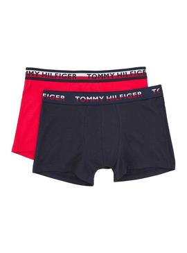 Pack Cuecas Tommy Hilfiger Trunk Vermelho Homem