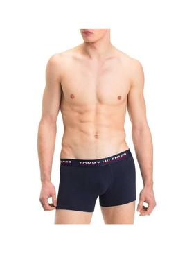 Pack Cuecas Tommy Hilfiger Trunk Vermelho Homem