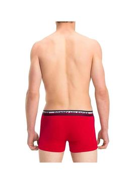 Pack Cuecas Tommy Hilfiger Trunk Vermelho Homem