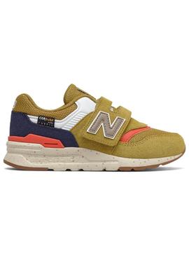 Sapatilhas New Balance 997H Velcro Mostarda