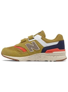 Sapatilhas New Balance 997H Velcro Mostarda