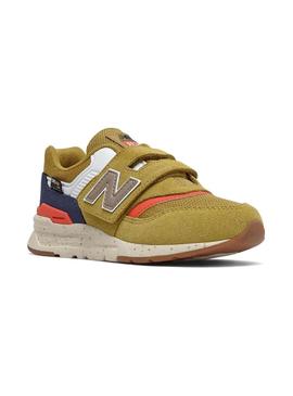 Sapatilhas New Balance 997H Velcro Mostarda