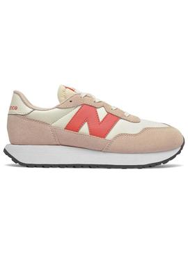 Sapatilhas New Balance 237 Rosa para Menina