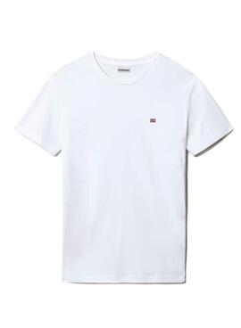 T-Shirt Napapijri Salis Branco para Homem