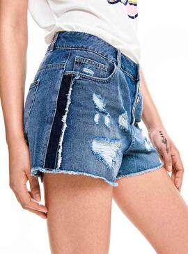 Short Only Pacy Denim Mulher