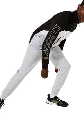 Fato de treino Lacoste Color Block Cinza para Homem