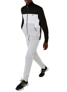 Fato de treino Lacoste Color Block Cinza para Homem