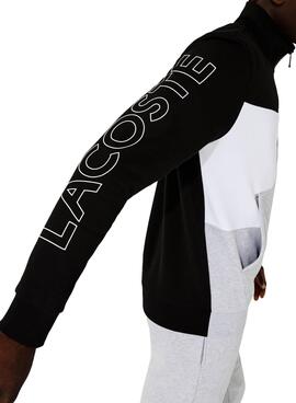Fato de treino Lacoste Color Block Cinza para Homem