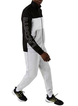 Fato de treino Lacoste Color Block Cinza para Homem