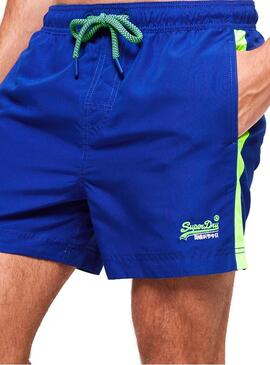 Swimsuit Superdry Volley Azul Homens